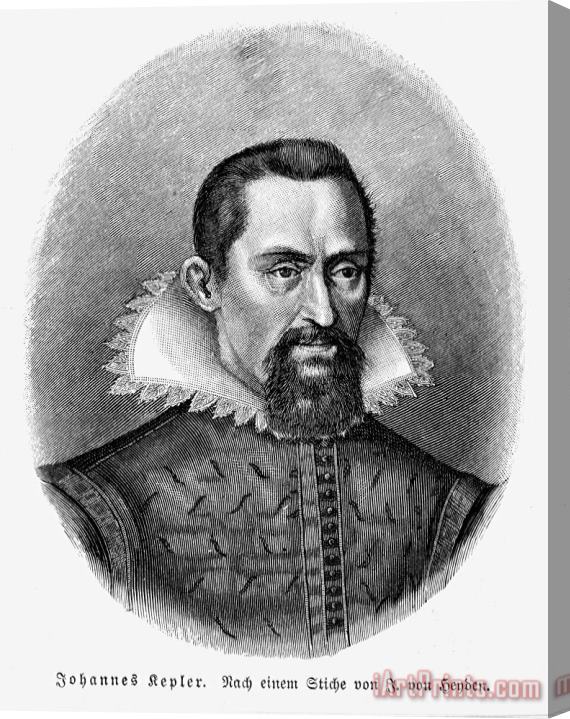 Others Johannes Kepler Stretched Canvas Print / Canvas Art