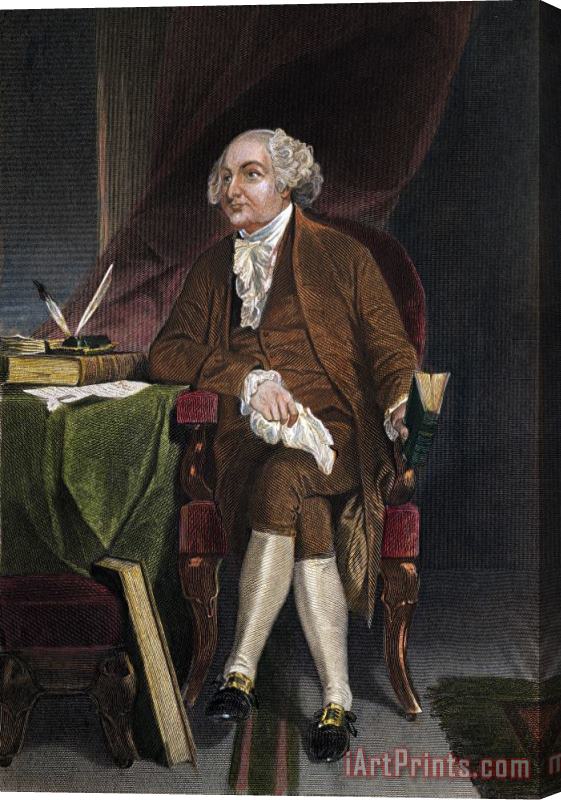Others John Adams (1735-1826) Stretched Canvas Print / Canvas Art
