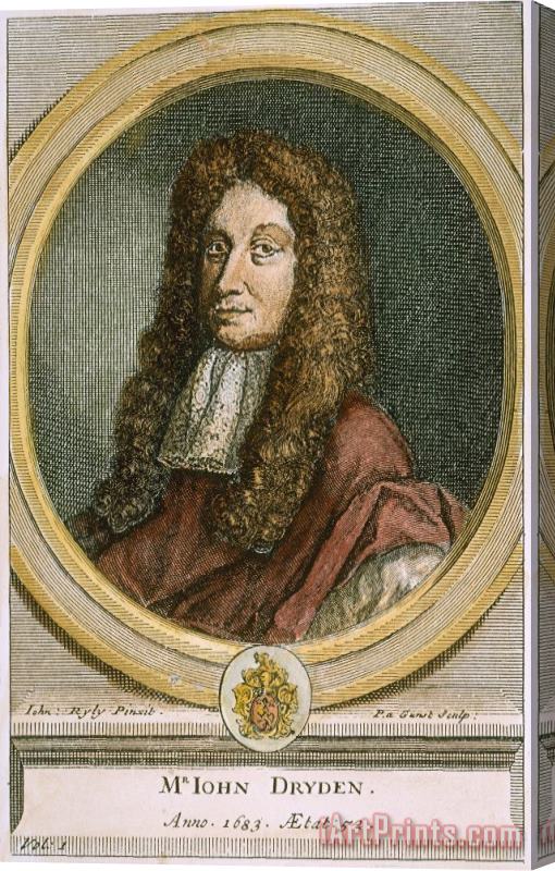 Others John Dryden (1631-1700) Stretched Canvas Print / Canvas Art