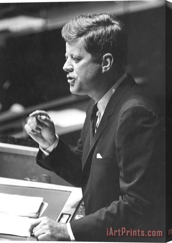 Others John F. Kennedy, 1961 Stretched Canvas Print / Canvas Art