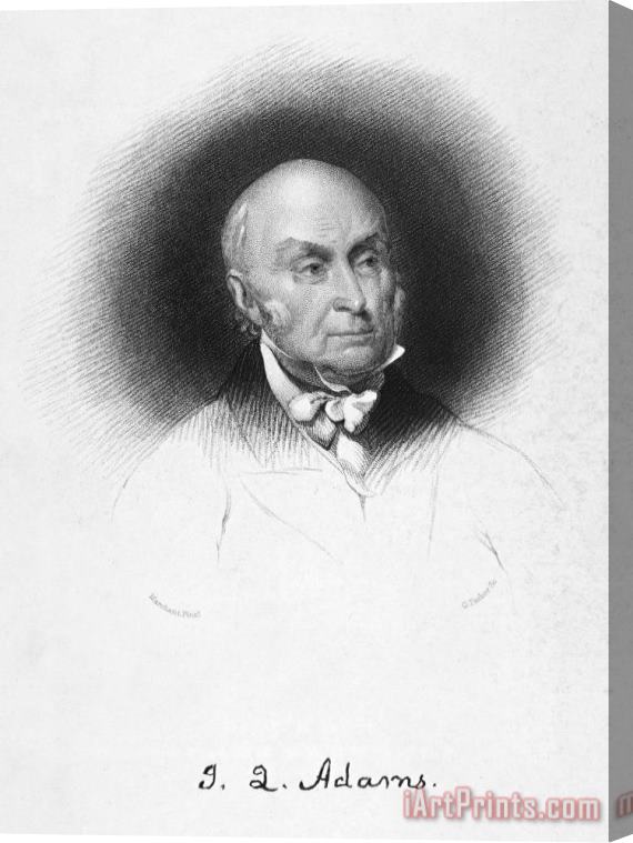 Others John Quincy Adams Stretched Canvas Print / Canvas Art