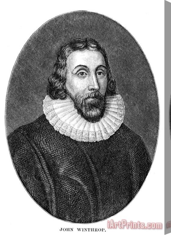 Others John Winthrop (1588-1649) Stretched Canvas Print / Canvas Art