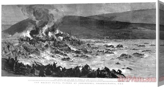 Others Johnstown Flood, 1889 Stretched Canvas Print / Canvas Art