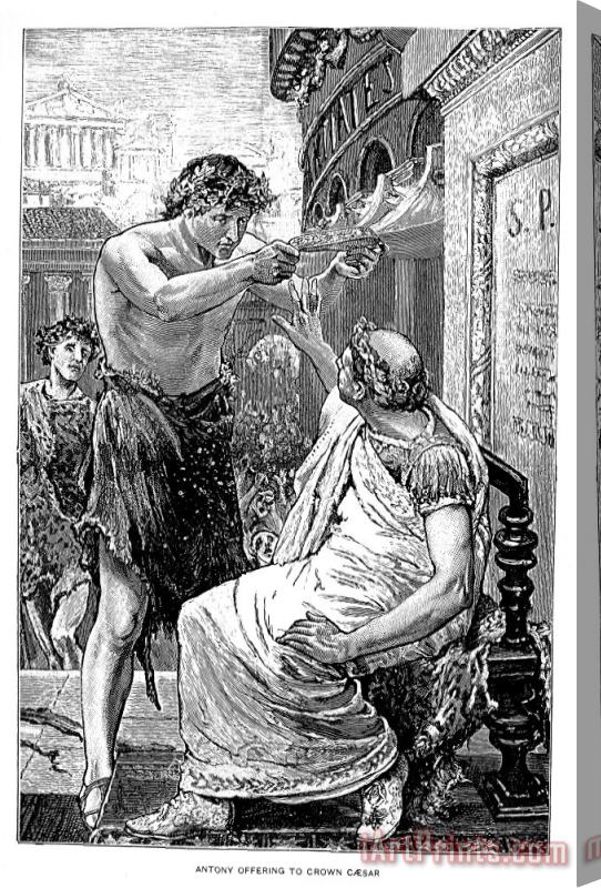 Others Julius Caesar (100-44 B.c.) Stretched Canvas Print / Canvas Art