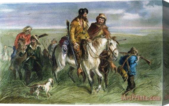 Others Kansas-nebraska Act, 1856 Stretched Canvas Painting / Canvas Art