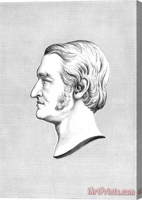Others Karl Friedrich Gauss Stretched Canvas Print / Canvas Art