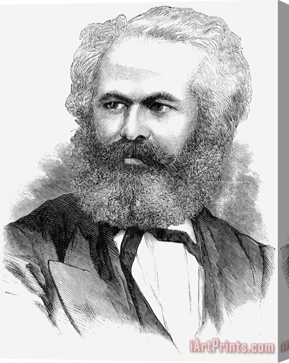 Others Karl Marx (1818-1883) Stretched Canvas Print / Canvas Art