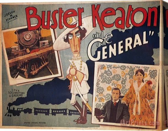 Others Keaton: The General, 1927 Stretched Canvas Print / Canvas Art