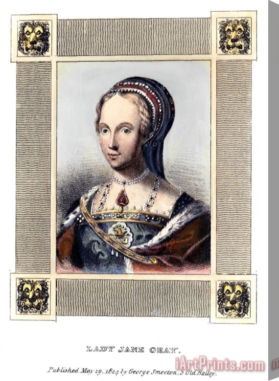 Others Lady Jane Grey (1537-1554) Stretched Canvas Print / Canvas Art