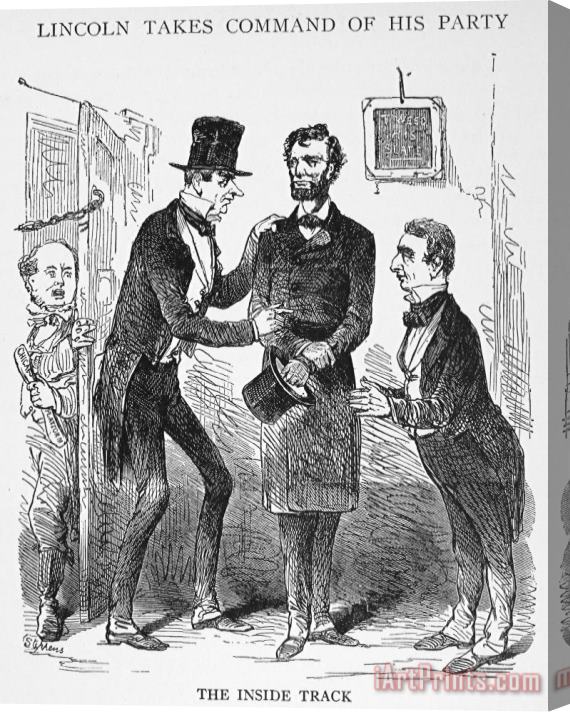 Others Lincoln: Cartoon, 1860 Stretched Canvas Print / Canvas Art