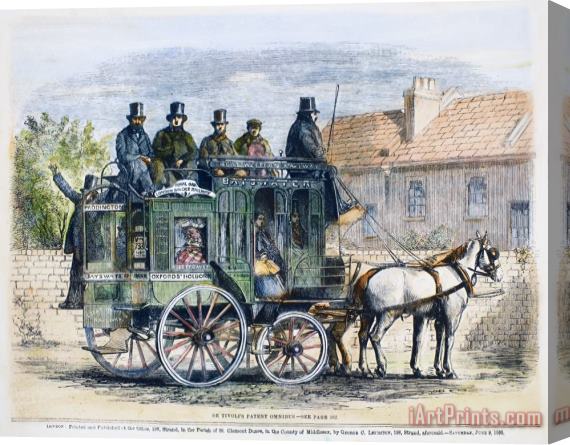 Others London Omnibus, 1860 Stretched Canvas Print / Canvas Art