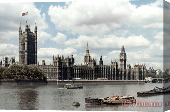 Others London: Parliament Stretched Canvas Print / Canvas Art