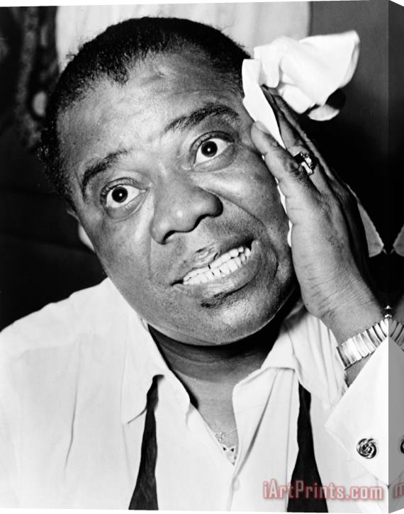 Others Louis Armstrong 1900-1971 Stretched Canvas Print / Canvas Art