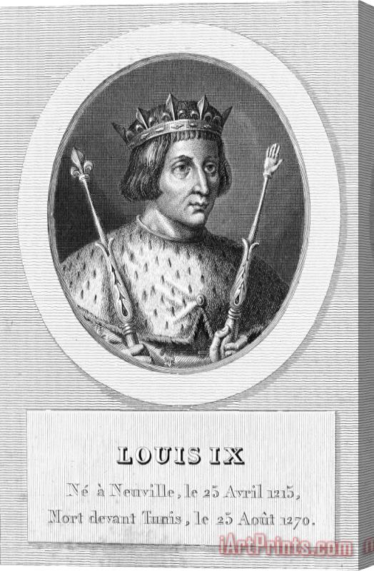 Others Louis Ix (1214-1270) Stretched Canvas Print / Canvas Art