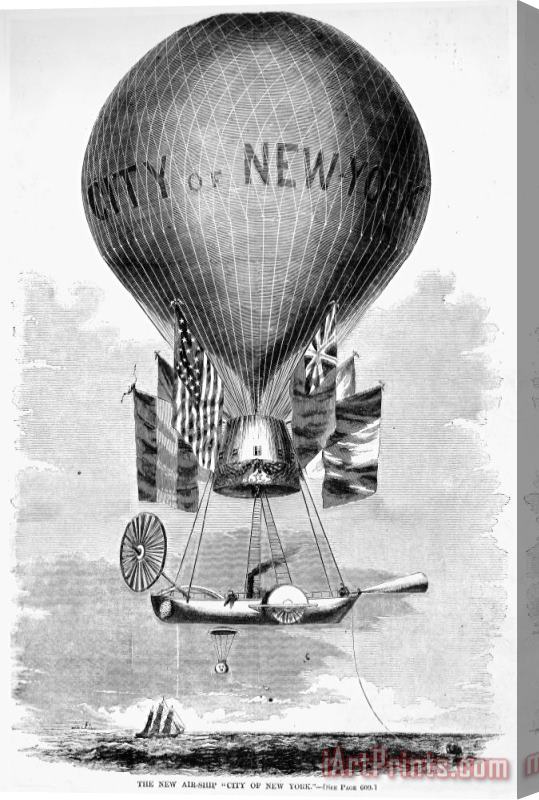 Others Lowes Balloon, 1859 Stretched Canvas Print / Canvas Art