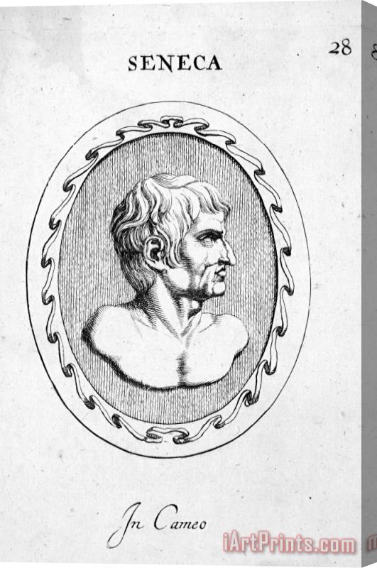 Others Lucius Annaeus Seneca Stretched Canvas Print / Canvas Art