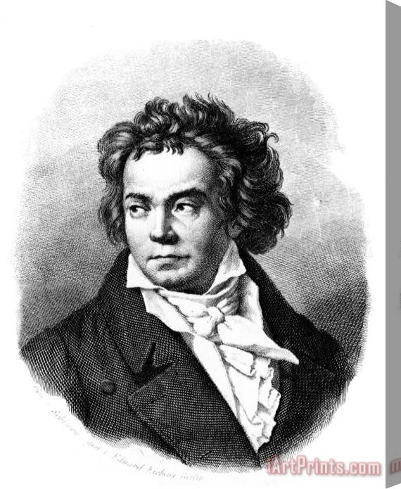 Others LUDWIG van BEETHOVEN Stretched Canvas Print / Canvas Art