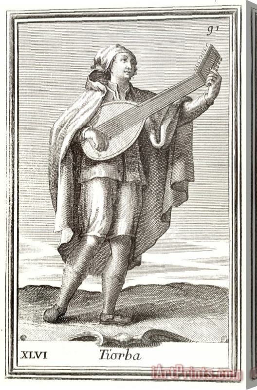 Others Lute, 1723 Stretched Canvas Painting / Canvas Art