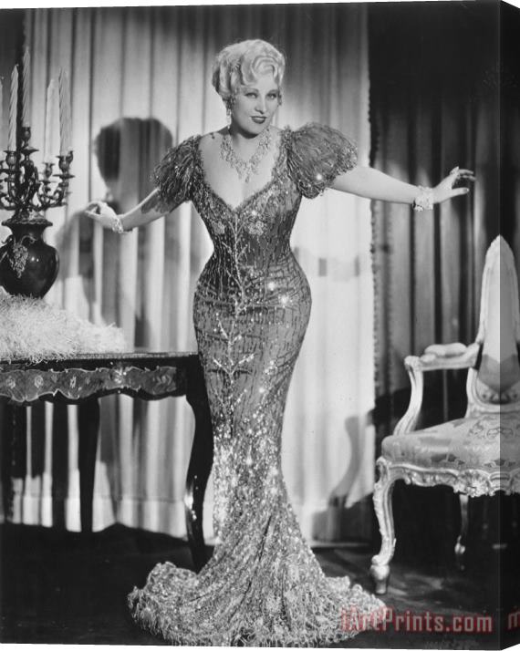 Others Mae West (1892-1980) Stretched Canvas Print / Canvas Art