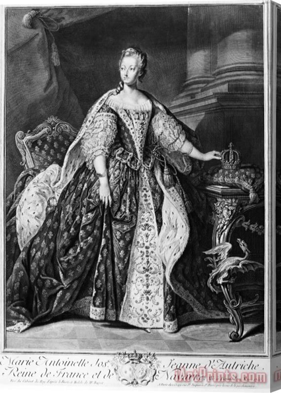 Others Marie Antoinette (1755-1793) Stretched Canvas Print / Canvas Art