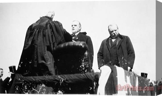 Others McKINLEY TAKING OATH, 1897 Stretched Canvas Print / Canvas Art
