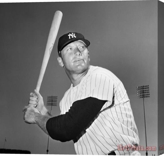Others Mickey Mantle (1931-1995) Stretched Canvas Print / Canvas Art