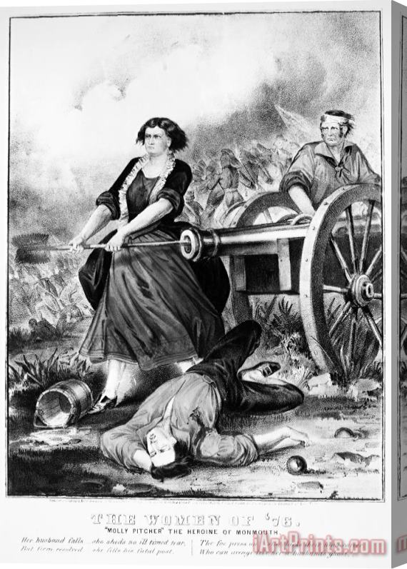 Others MOLLY PITCHER (c1754-1832) Stretched Canvas Print / Canvas Art