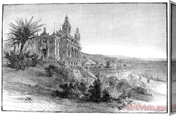 Others Monte Carlo Casino, 1884 Stretched Canvas Print / Canvas Art