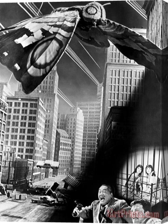 Others Mothra, 1961 Stretched Canvas Print / Canvas Art