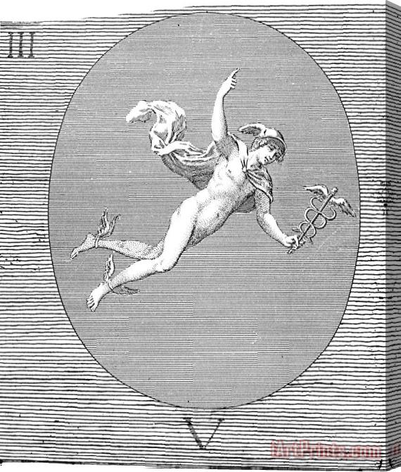 Others Mythology: Hermes Stretched Canvas Print / Canvas Art