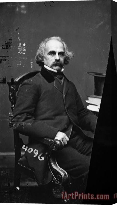 Others Nathaniel Hawthorne Stretched Canvas Print / Canvas Art