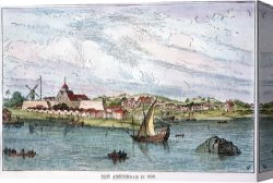 New Amsterdam: Palisades Canvas Prints - NEW AMSTERDAM, c1656 by Others