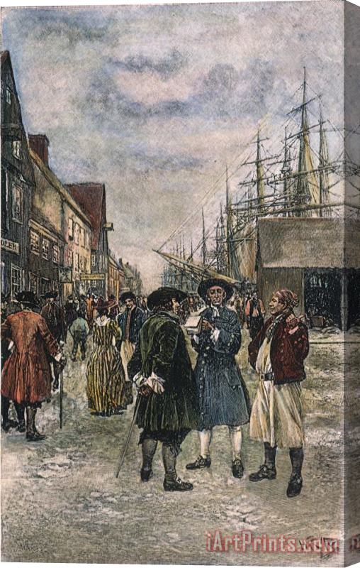 Others NEW YORK, 18th CENTURY Stretched Canvas Print / Canvas Art