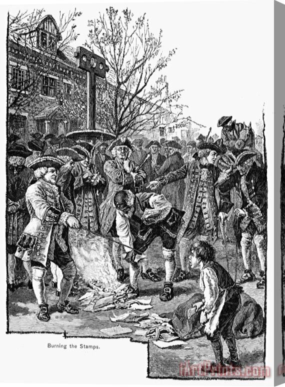 Others New York: Stamp Act, 1765 Stretched Canvas Print / Canvas Art