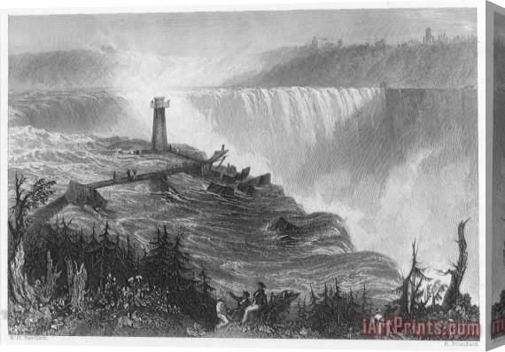 Others Niagara Falls, 1837 Stretched Canvas Print / Canvas Art