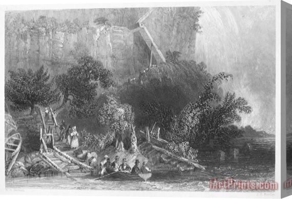 Others Niagara Falls, 1838 Stretched Canvas Print / Canvas Art