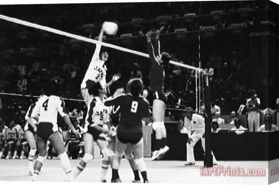 Others Olympics: Volleyball, 1976 Stretched Canvas Print / Canvas Art