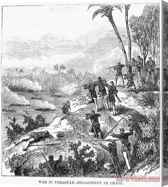 Others Paraguayan War, 1868 Stretched Canvas Print / Canvas Art