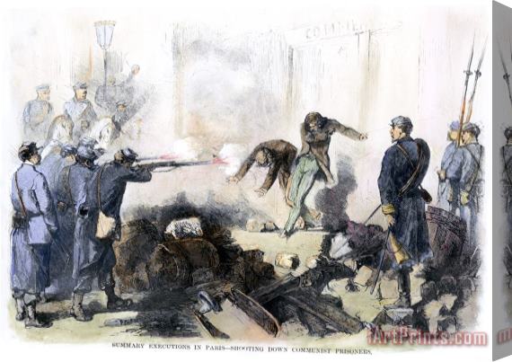 Others Paris Commune, 1871 Stretched Canvas Print / Canvas Art