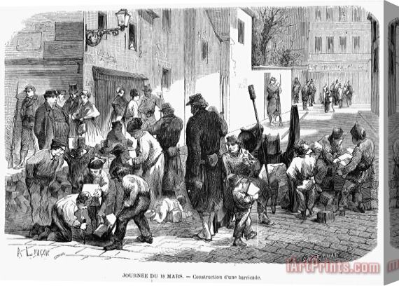 Others Paris Commune, 1871 Stretched Canvas Print / Canvas Art
