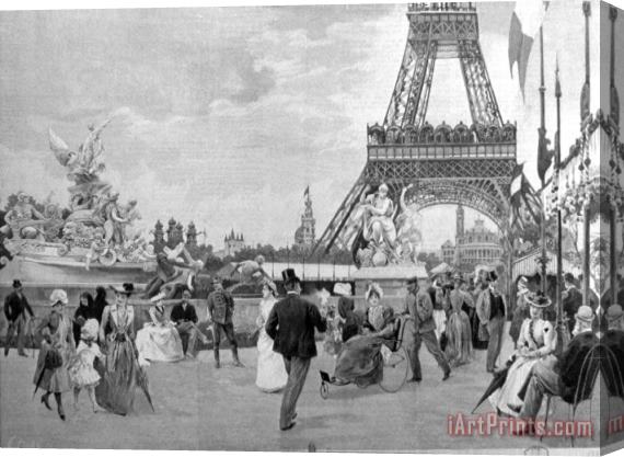 Others Paris: Eiffel Tower, 1889 Stretched Canvas Painting / Canvas Art