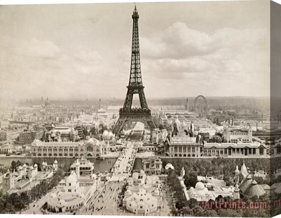 Others Paris: Eiffel Tower, 1900 Stretched Canvas Painting / Canvas Art
