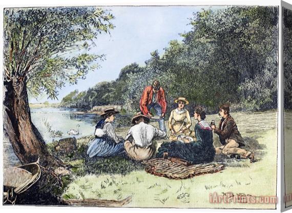 Others Picnic, 1885 Stretched Canvas Print / Canvas Art