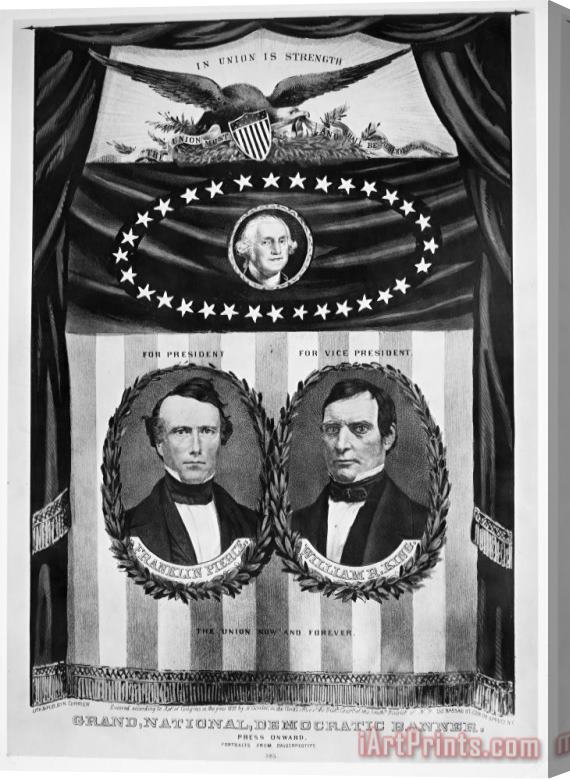 Others Presidential Campaign, 1852 Stretched Canvas Print / Canvas Art