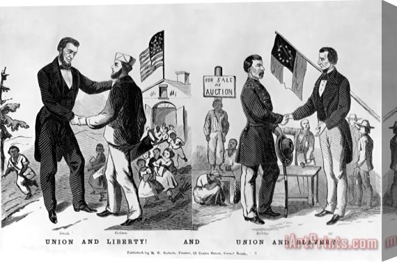 Others Presidential Campaign: 1864 Stretched Canvas Painting / Canvas Art