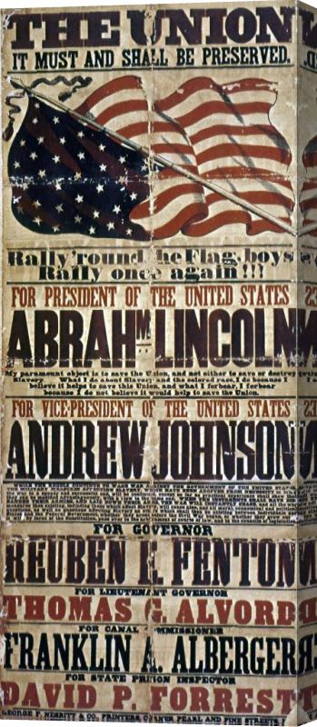 Others Presidential Campaign, 1864 Stretched Canvas Print / Canvas Art