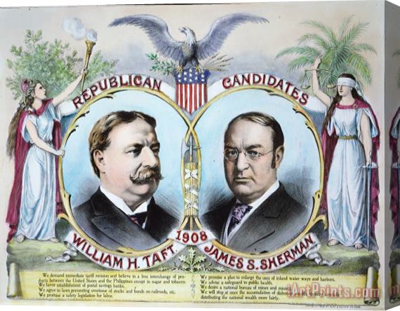 Others Presidential Campaign, 1908 Stretched Canvas Print / Canvas Art