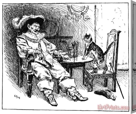 Others Puss In Boots, 1891 Stretched Canvas Print / Canvas Art