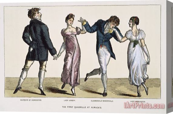 Others Quadrille, 1820 Stretched Canvas Painting / Canvas Art