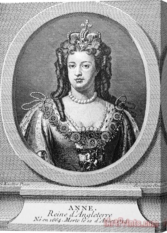 Others Queen Anne (1665-1714) Stretched Canvas Painting / Canvas Art